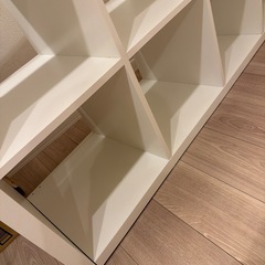KALLAX カラックスシェルフユニット, ホワイト, 77x147 cmの画像