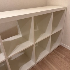 KALLAX カラックスシェルフユニット, ホワイト, 77x147 cmの画像