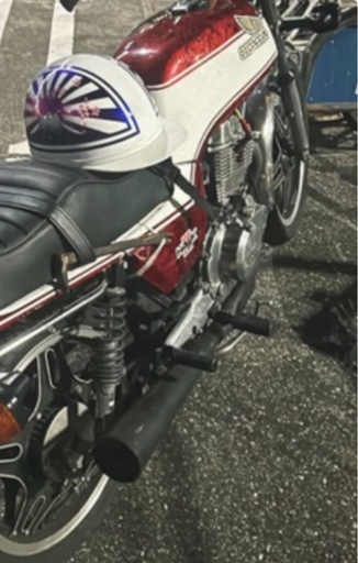 CB250t マフラー　ヤシメガ