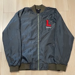 古着　ナイロンジャケット　ライトアウター　虎刺繍　LIMITLESSの画像