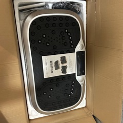 QLEE バランスウェーブ振動マシン 3D振動 ダイエット　音楽プレイヤー機能付（未使用品に近い）の画像