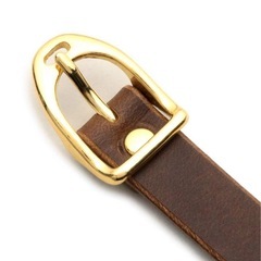 タケオキクチ ブラウンレザーブレスレット定価¥10000の画像