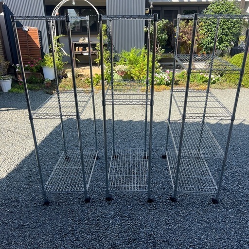 【受け渡し決定しました】   　【直接お取引き】メタルラック 3セット 完成品 オフィス スチールラック