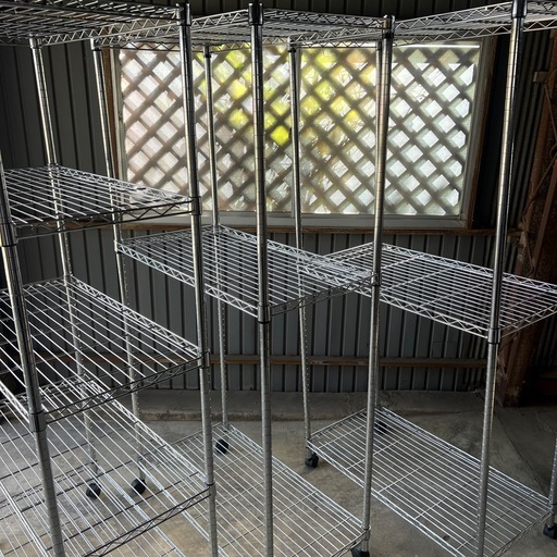 【受け渡し決定しました】   　【直接お取引き】メタルラック 3セット 完成品 オフィス スチールラック