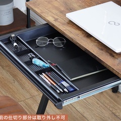 パソコン デスク（引出し付き）の画像