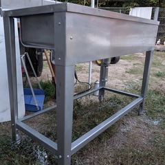 ステンレス　流し台　シンク　ガーデン　業務用　洗剤スポンジ置き の画像