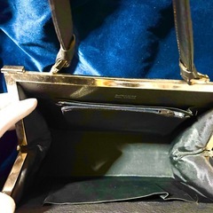 ★ブランド【BUFFALO HIDE（バッファローハイド）水牛の革ハンドバッグ】★美品★ヴィンテージ★の画像