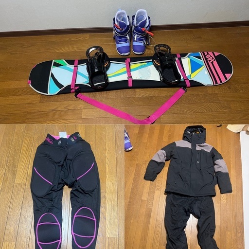 BURTONスノーボード・ウェアセット