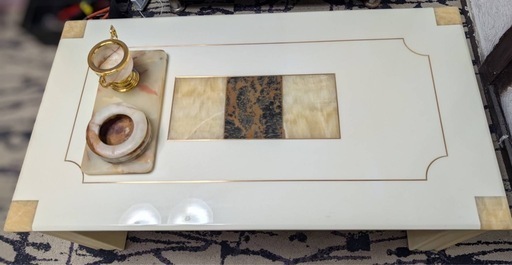 ストア アンティーク 大理石テーブル 大理石 ローテーブル 灰皿セット