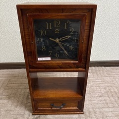 くさなぎ　レトロ振子時計　未使用品の画像