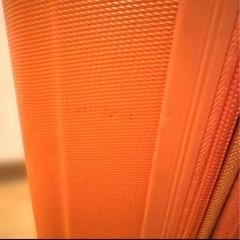 オレンジ キャリーケースの画像
