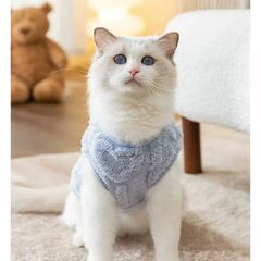 未使用Ｄカン付き秋冬猫用セーターハーネスMの画像