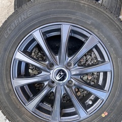 タイヤホイールセット　フリードGB3　185/70r14 4H100 exsteer 10スポークの画像