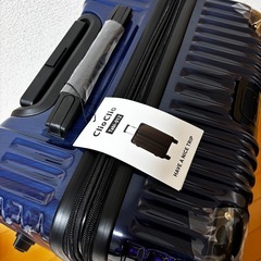 スーツケース ブルー M 4~7泊 65Lキャリーケース 拡張機能 超軽量 静音の画像