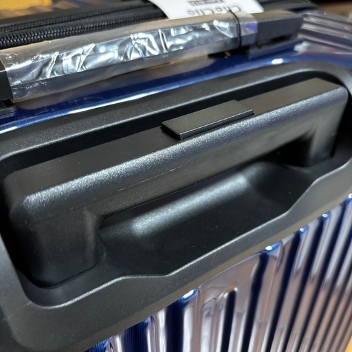 スーツケース ブルー M 4~7泊 65Lキャリーケース 拡張機能 超軽量 静音