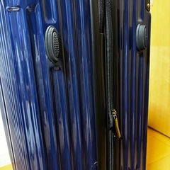スーツケース ブルー M 4~7泊 65Lキャリーケース 拡張機能 超軽量 静音の画像
