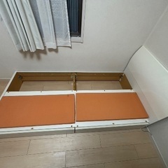ニトリ　シングル　ベッドフレームの画像