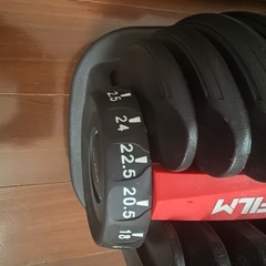 可変式ダンベル　2.5kg〜24.5kg✖️2の画像