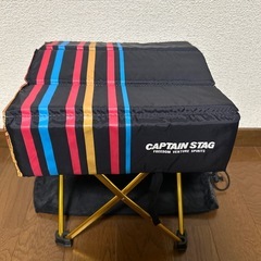 軽量1人掛け用コンパクトチェア  CAPTAIN STAG クッションマットの画像
