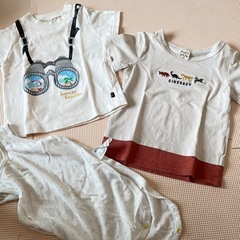 男の子　ベビー服　半袖　トップス　まとめ売り　80の画像