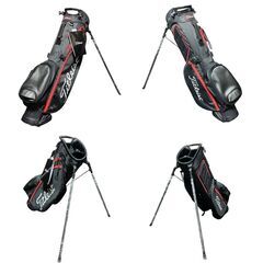 【未使用】タイトリスト キャディバッグ スタンドバッグ TITLEIST Players4 TB21SX4 ブラック レッドの画像