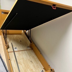 ニトリ　木製シングルベッド 跳ね上げ収納付き　リフトアップ収納の画像