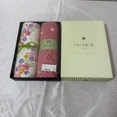 inishie 浴用タオル　未使用2枚セットの画像