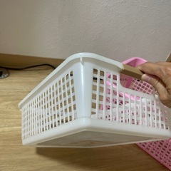 カゴ　2点　収納用品
の画像