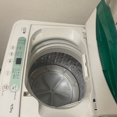 2019年式洗濯機4.5kgの画像