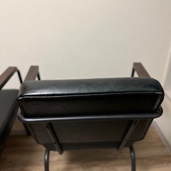 LOWYA 1人掛けソファ 椅子 セット ヴィンテージ調 の画像