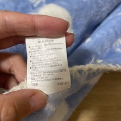 ブランケット　
ブルーの画像