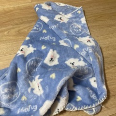 ブランケット　
ブルーの画像