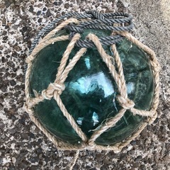 ⭐️漁具、ガラスの浮き球、珍品、アンテーク、縁起物、貴重品、一点物。の画像