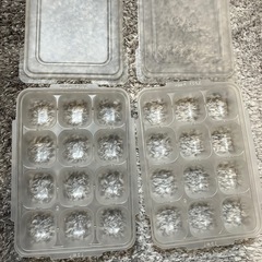 調理セットR 電子レンジでおかゆと一緒におかずが作れる離乳食調理セット、わけわけフリージングブロックトレー15ml 2個のセットの画像