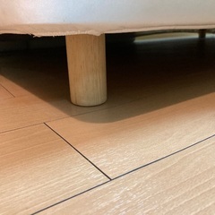 無印良品の足付きマットレスの画像