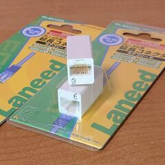 ⑤《エレコム》RJ-45用 延長コネクタ LD-RJ-45JJ6Y2 ／２個まとめて／Cat６対応♻️数回使用の長期保管品の画像
