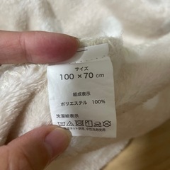 ブランケット　
ドットの画像