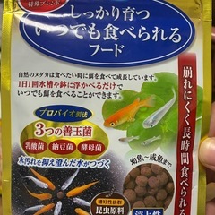 メダカエサの画像