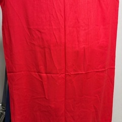 タイトル：真っ赤なフェイクカシミヤマフラー（未使用）🧣の画像