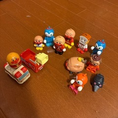 アンパンマンの動くレゴブロックにも付けられる仲間たちと乗り物セットまとめて!の画像