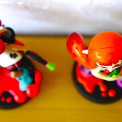 スプラトゥーン　amiibo ガール　ネオンピンク　+　ガールの画像