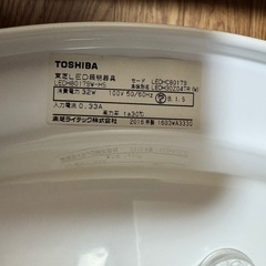 TOSHIBA シーリングライト ①の画像
