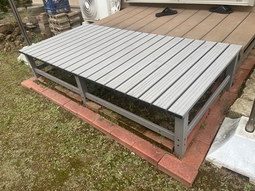 縁側　アルミデッキ　山善