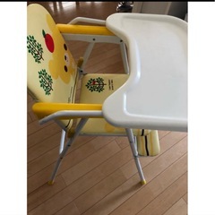 西松屋ハイチェア中古の画像
