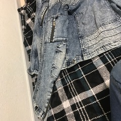 作業着　デニム Sサイズの画像