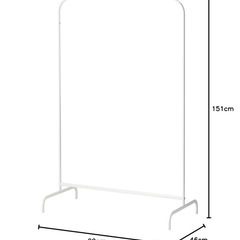 IKEA　MULIG 洋服ラック　ハンガーラックの画像