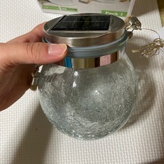 暖色！新品ガラスボトル型 ガーデンライトの画像