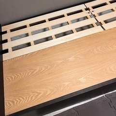 シングルベッド　ニトリ　収納ありの画像