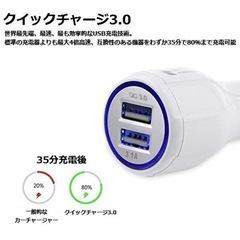 シガーソケット  未使用品　 QC3.0 3.1A の画像