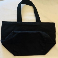 新品【DEAN & DELUCA】ディーン&デルーカ　トートバッグ　S ブラック エコバッグ ミニバッグ キャンバス地 の画像